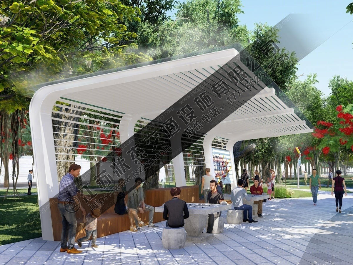 公園景區廊架改造公園鋼結構單臂廊架廠(chǎng)家