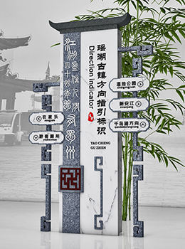 古鎮路標導視牌