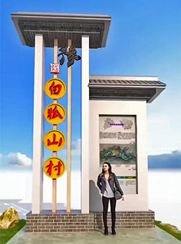 新農村村牌景觀(guān)效果圖