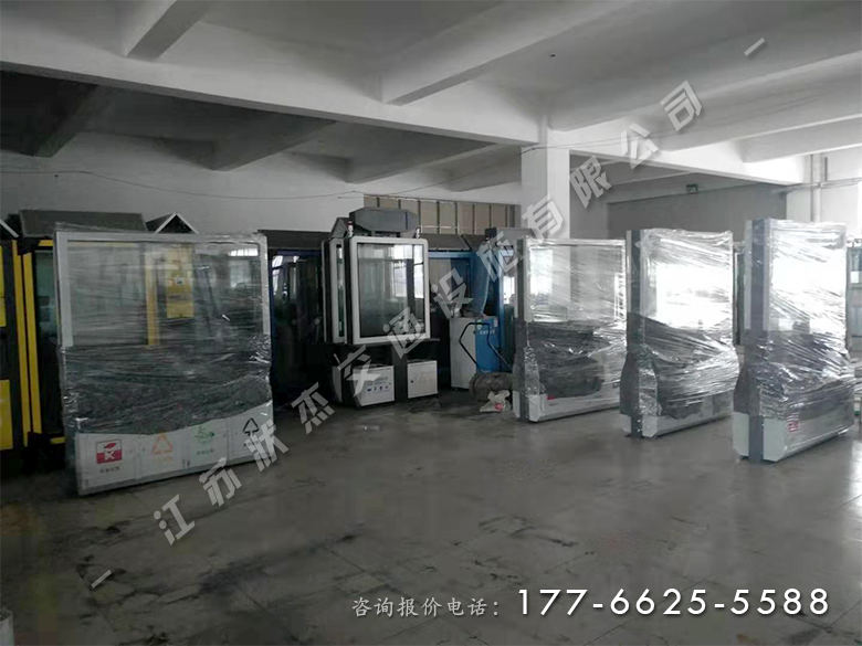 陜西渭南四分類(lèi)垃圾桶廣告燈箱案例