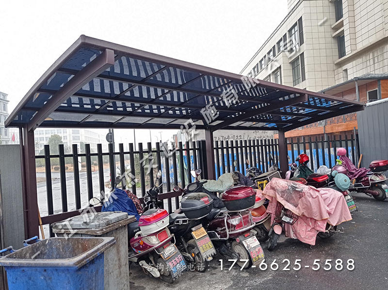河北滄州小區電動(dòng)車(chē)棚案例